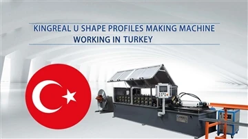 KINGREAL engil po'latdan yasalgan kiel mashinasi Turkiyadagi mijozlar fabrika...